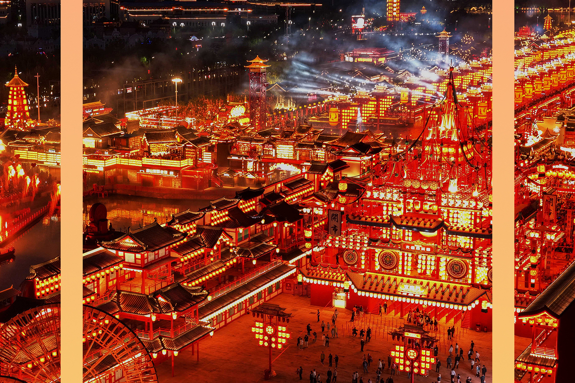 Posters: China's May Day holiday consumption-related sales revenue up 14.3 pct