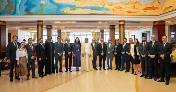 Ras Al Khaimah Ruler receives ambassadors of Latin American, Caribbean countries