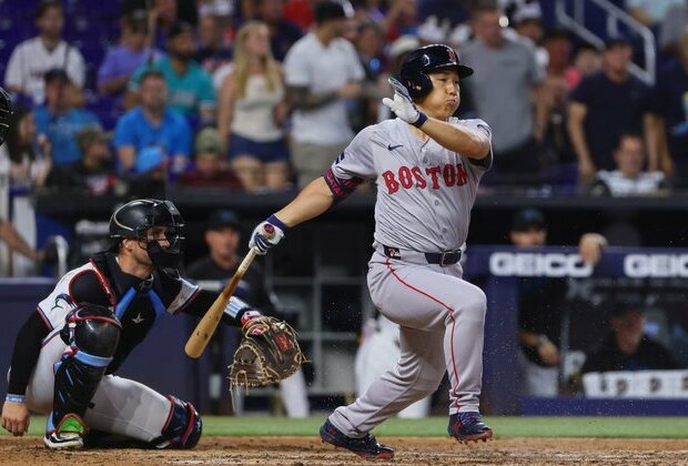 With Masataka Yoshida heating up, Red Sox seek sweep vs. Marlins