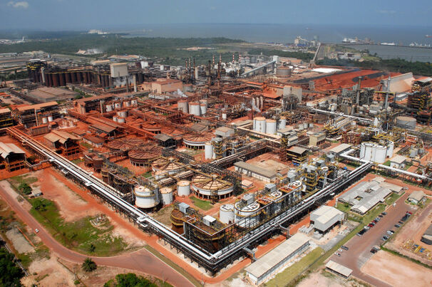  Planta da Alunorte, da Hydro, em Barcarena, no Pará/