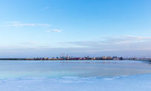 Qarhan salt lake industrial landscape, Golmud city, Qinghai province, China. Credit:  Chuyuss, via Shutterstock.