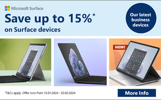 Industry Voice: Save up to 15%*  this January on Surface devices for business