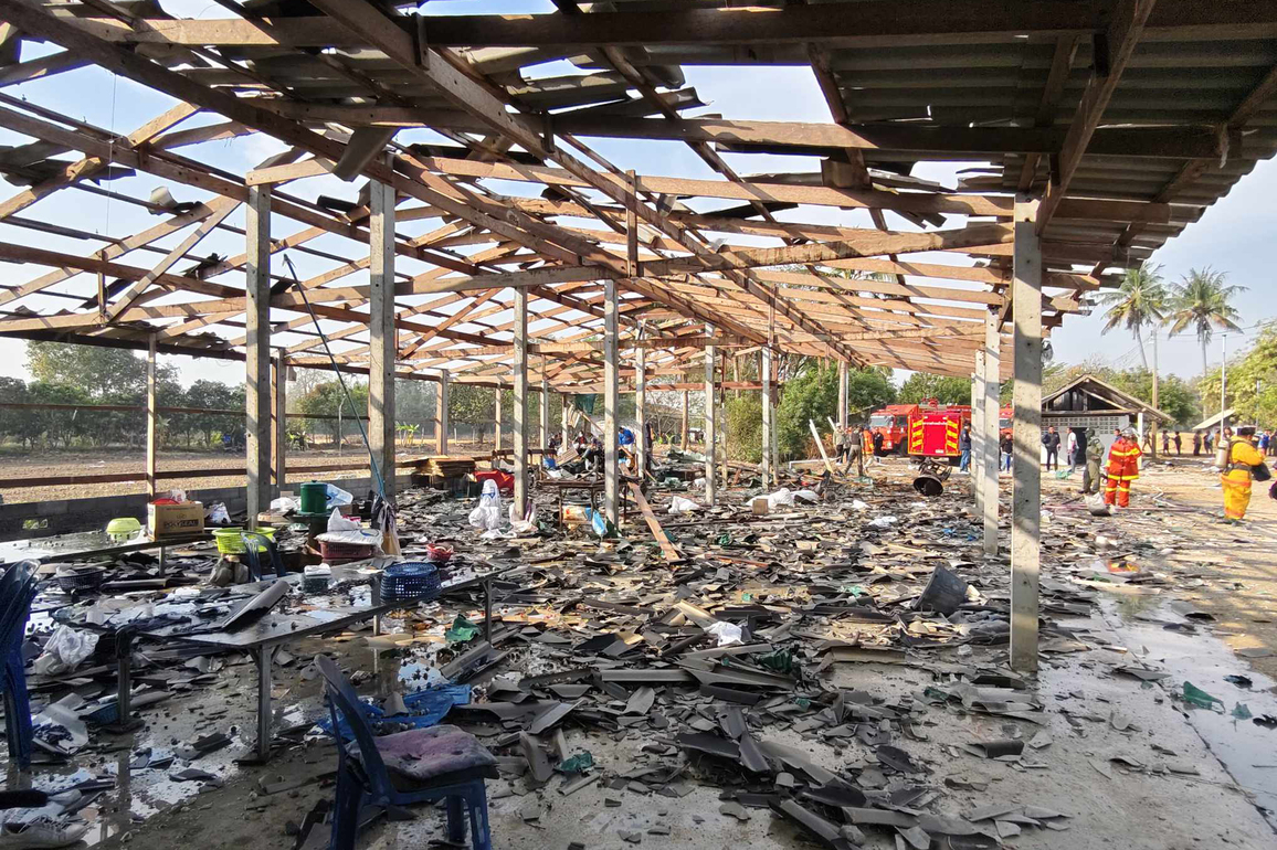 Photo Flash | Urgent: 1 killed in fireworks factory blast in Thailand: local media