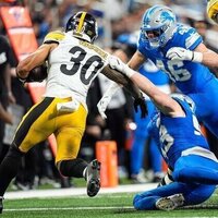 Jaylen Warren, Steelers hold off Lions in wild finish