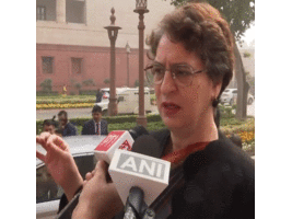 Air pollution should be discussed in next Parliament session: Priyanka Gandhi