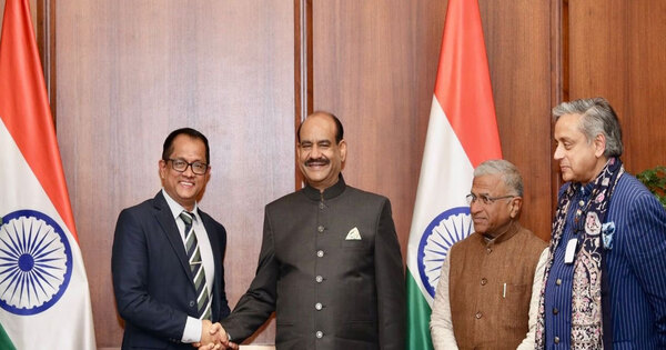 Om Birla meets Sri Lanka Parliament Speaker, discusses deeper engagement in technology-driven parliamentary innovation