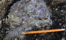 An example of green spodumene from Lithium Two's FD5 pegmatite
