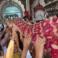 Bibah Panchami: 'Chunri' measuring 111 meters offered to Janaki Temple in Nepal