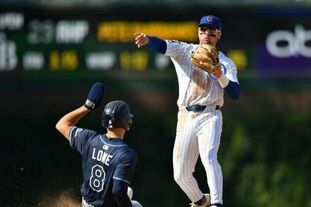 Cubs short-handed in OF as they close series against Rays