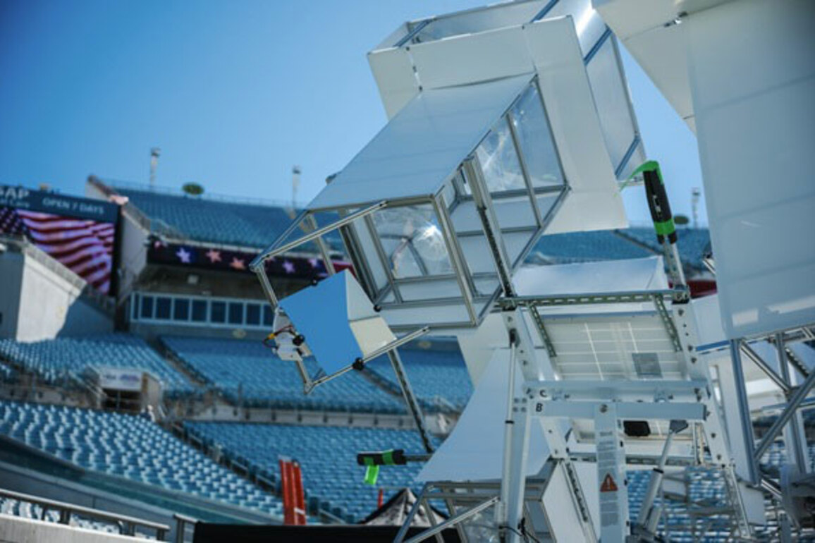 First Demonstration of Space Power Beaming Technology Completed at EverBank Stadium