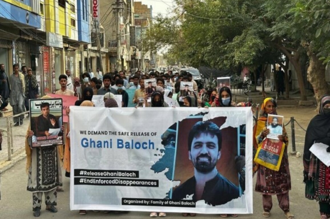 Protest erupts in Quetta over enforced disappearance of Ghani Baloch; family alleges security forces involvement