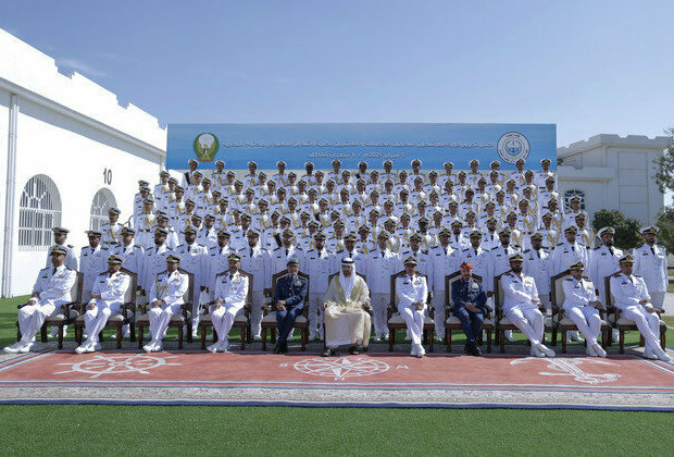 Hamdan bin Mohammed attends graduation ceremony of 25th cohort of Rashid bin Saeed Al Maktoum Naval College