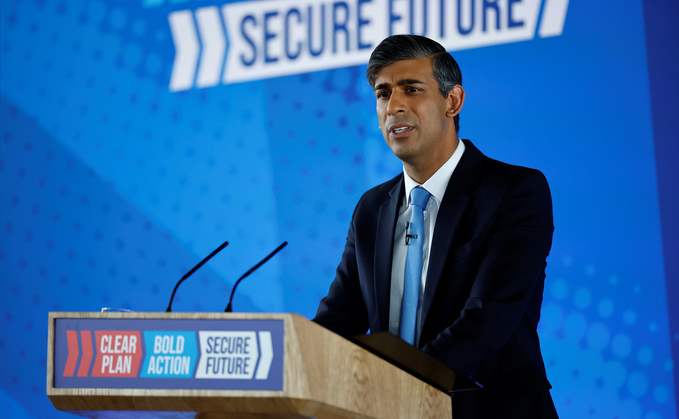 Farming budget will increase by £1 billion - Prime Minister Rishi Sunak unveils Conservative party manifesto 