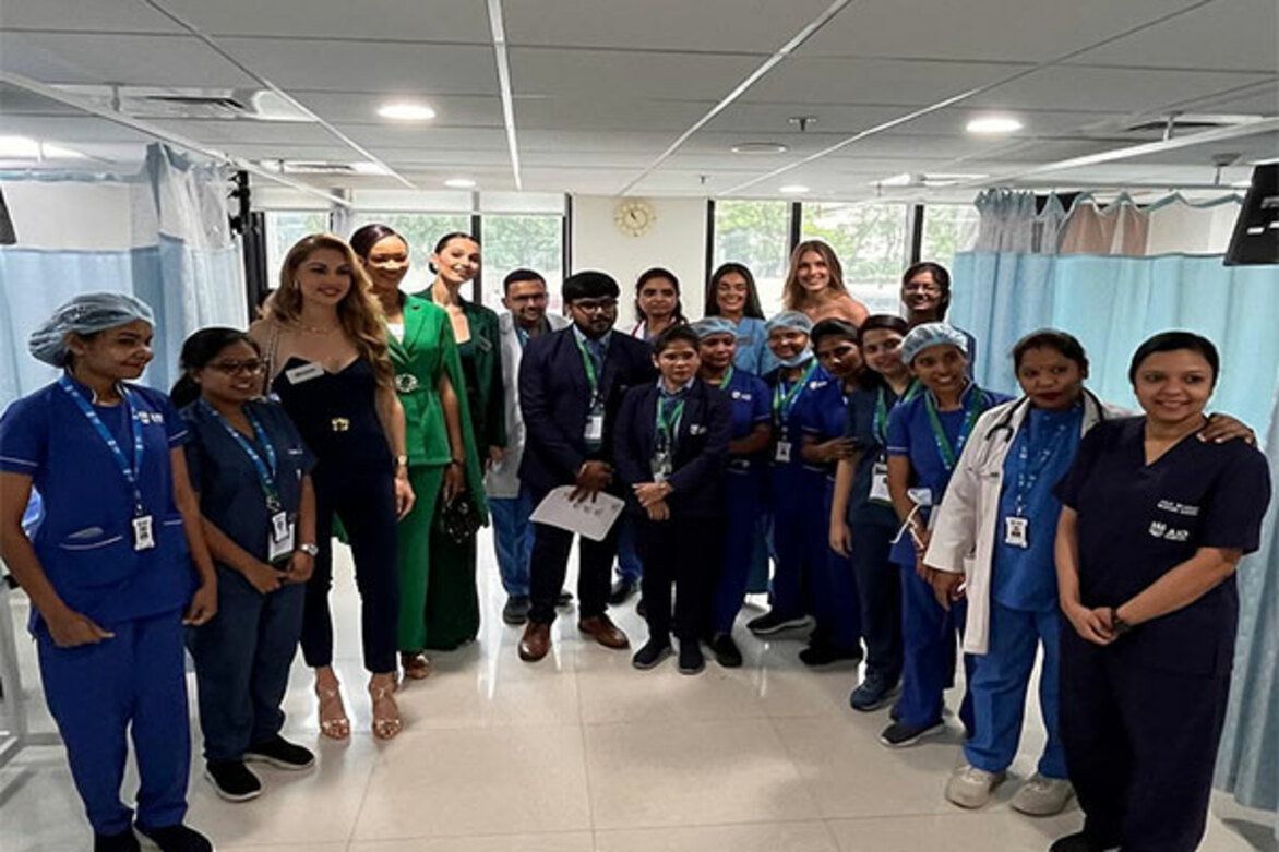 Hyderabad: Blending glamour & health diplomacy in a first, Miss World 2025 contestants visit AIG Hospitals
