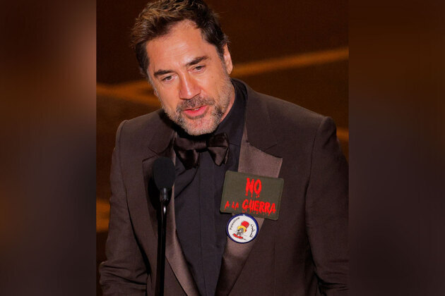 "No to war, free Palestine," Javier Barden makes appeal for peace at Oscars