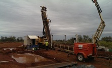 Diamond drilling at Wingina Well in Western Australia