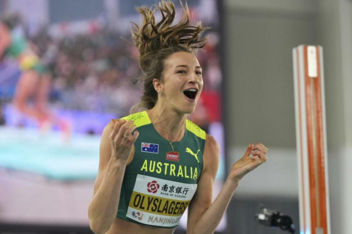 Olyslagers, Patterson go 1-2 in world indoors high jump