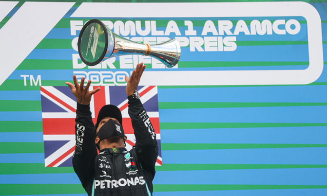 Hamilton equals Schumacher's record of 91 victories Hamilton equals Schumacher's record of 91 victories