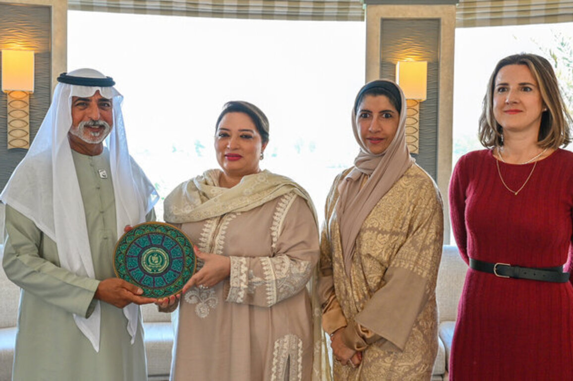 Nahyan bin Mubarak receives members of COMSTECH Scientific and Technological Cooperation Committee of OIC