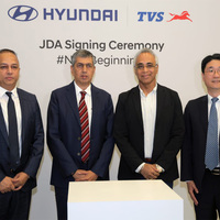 Hyundai Motor, TVS Motor sign pact to develop electric three-wheelers for India