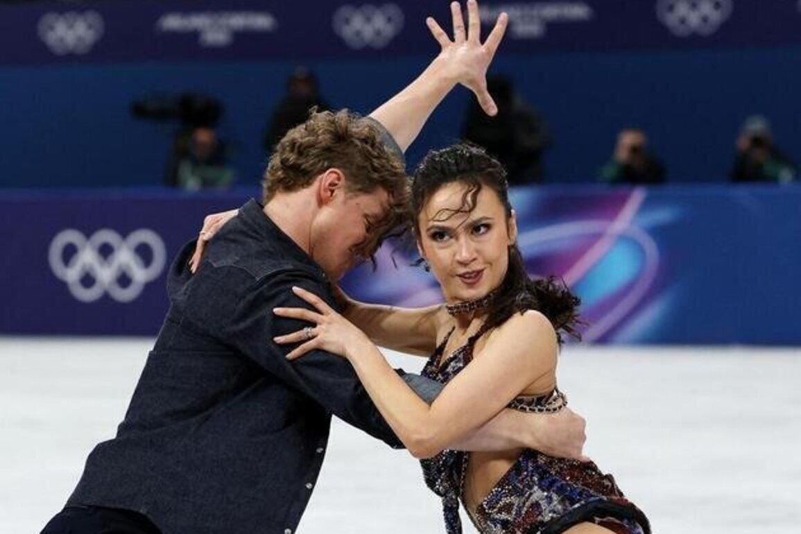 US takes early lead in Olympics team figure skating competition