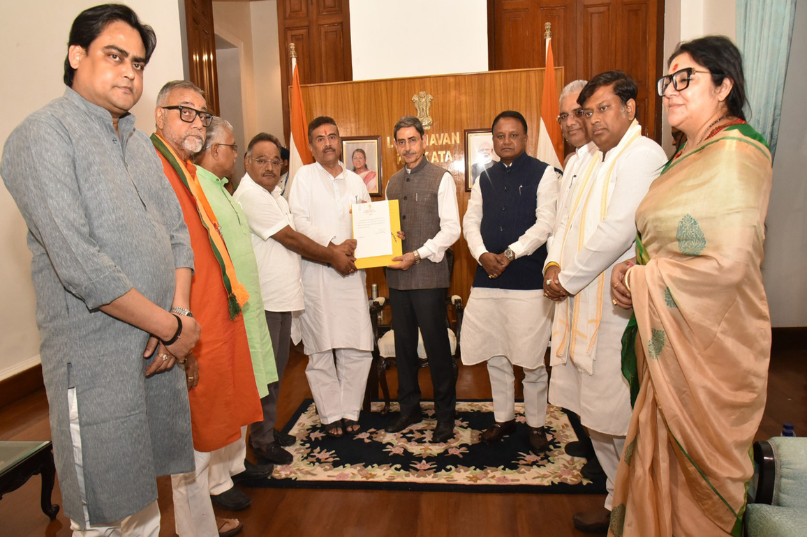 West Bengal CM-elect Suvendu Adhikari meets Governor, stakes claim to form govt