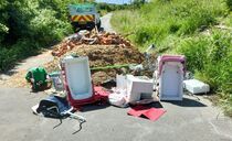Fly-tippers 'ruining' Britain's beautiful country roads