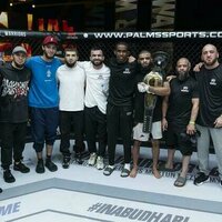 Somali fighter Muhidin Abubakar crowned champion of 64th UAE Warriors