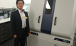 Rigaku applications specialist Shintaro Kobayashi with the new 9kW SmartLab XRD at CSIRO Adelaide. 