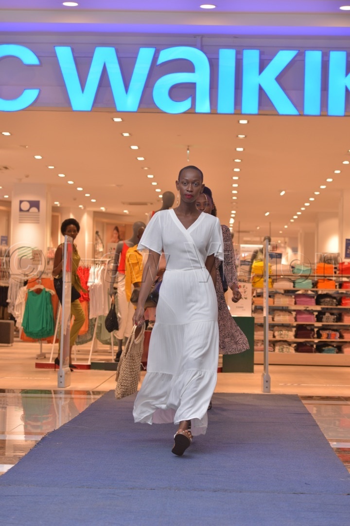 Judith Heard on the runway