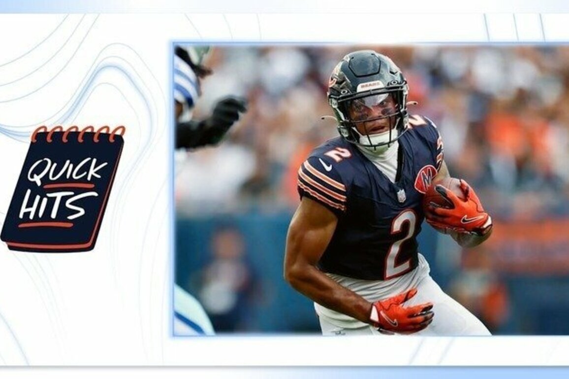 Bears WR DJ Moore continuing to display toughness, durability