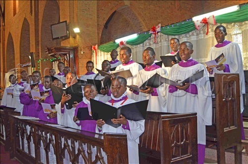  he amirembe athedral hoir during their hristmas ve arols service at the athedral on uesday ecember 24