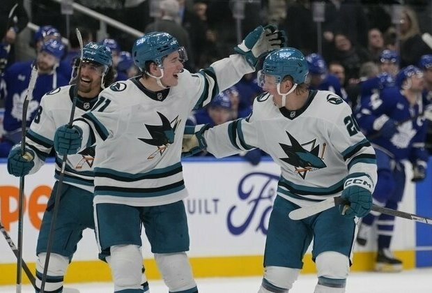 Sharks pursue rare winning streak in visit to Buffalo