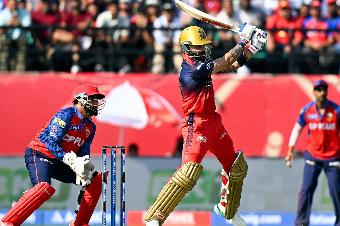 IPL 2026: Venkatesh's unbeaten 73, Kohli fifty lift RCB to 222/4 vs PBKS
