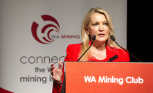  FMG CEO Elizabeth Gaines speaking at the WA Mining Club