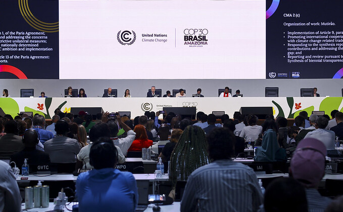 COP30 President Andre Correa do Lago during closing plenary | Credit: Ueslei Marcelino/COP30