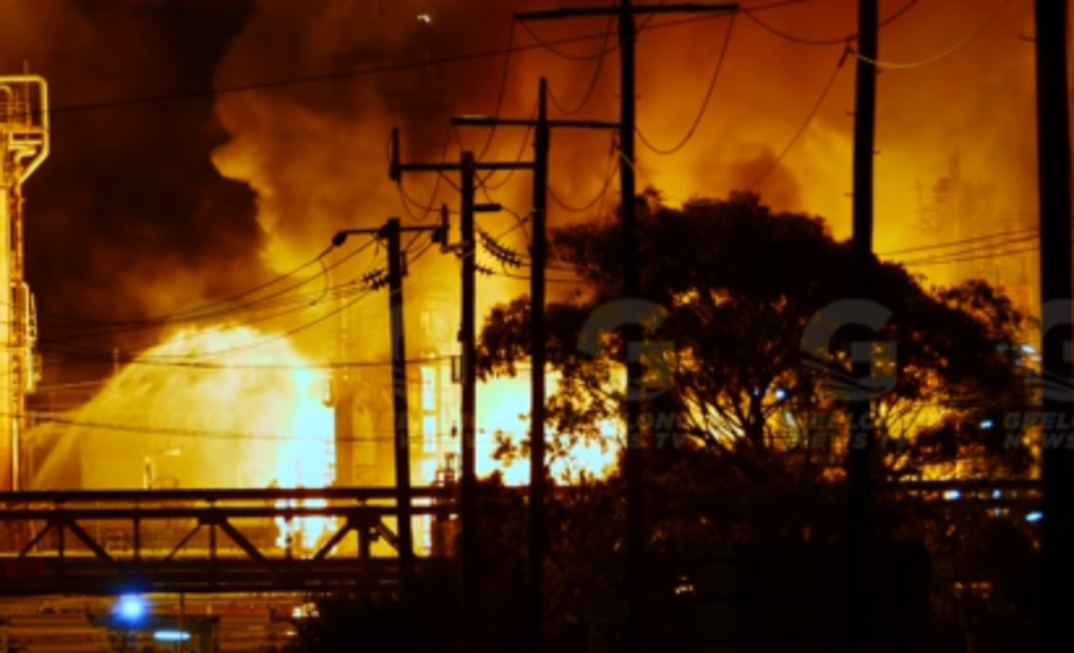 Viva Energy Geelong refinery fire