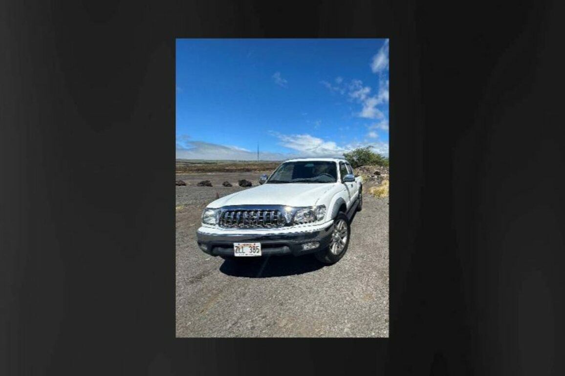 Hawaii police seek information on stolen truck in Hilo