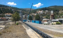 Cronimet's ore sorting containers at Panasqueira mine