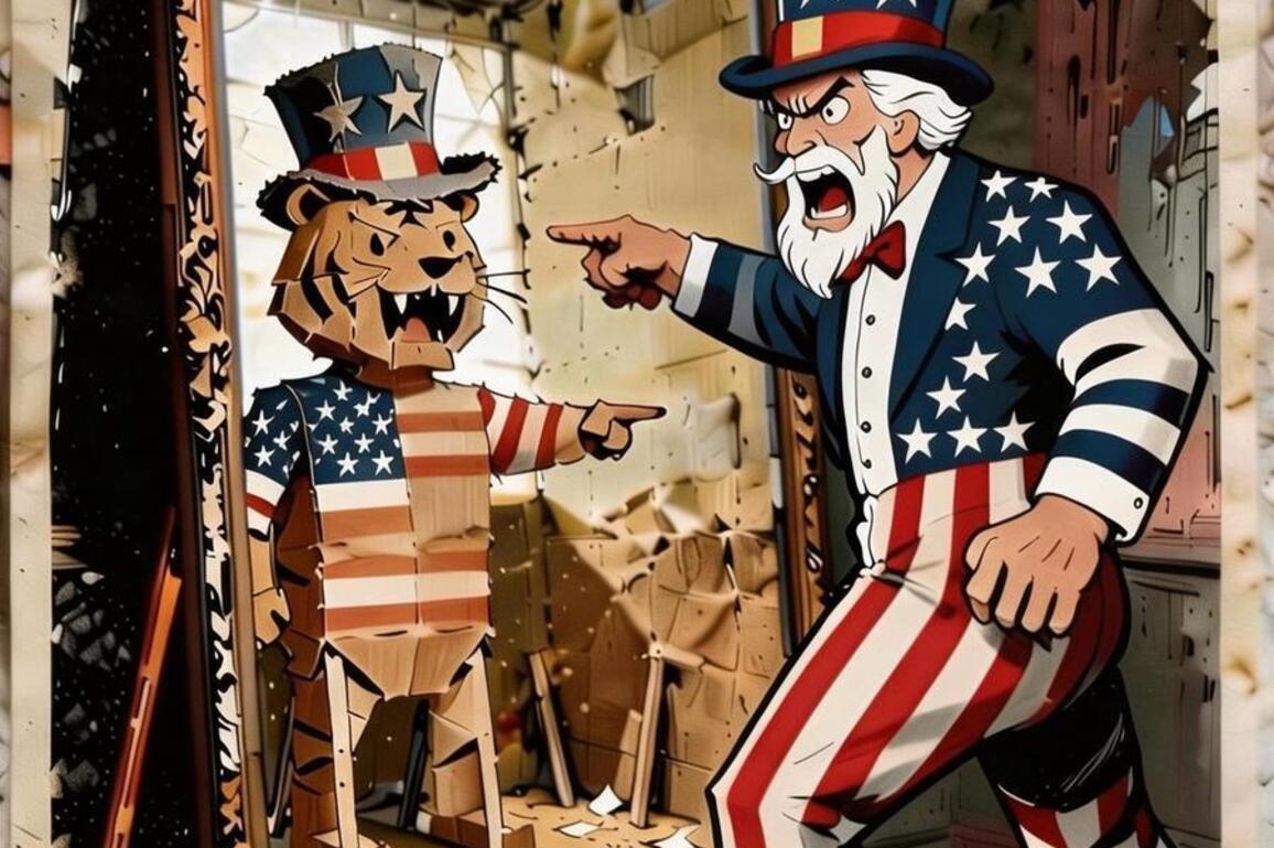 AI Cartoon | The Real "Paper Tiger"