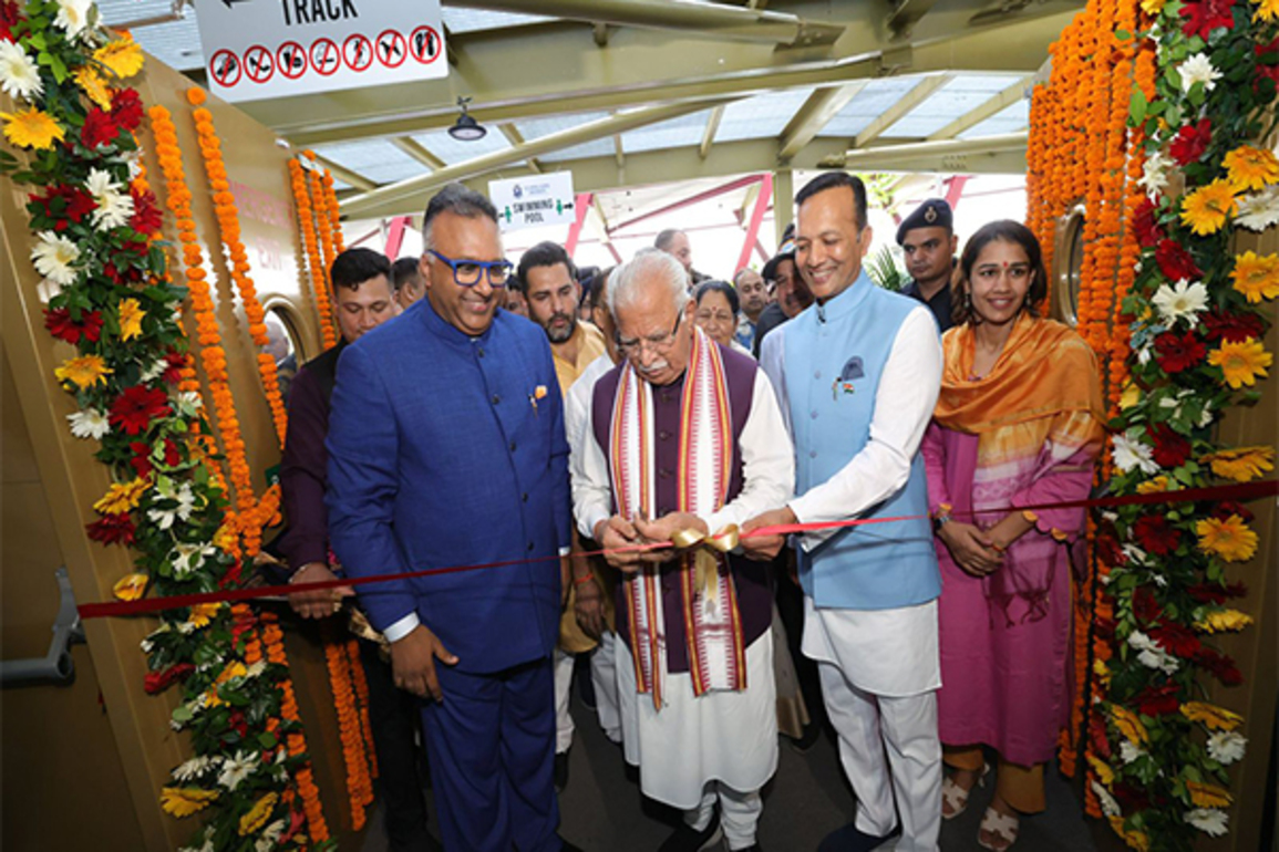 Union Minister Manohar Lal Khattar Dedicates World Class Sports Academy at JGU to the Nation