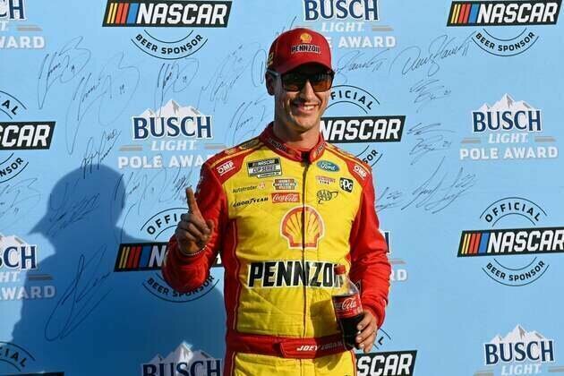 Joey Logano claims pole in New Hampshire