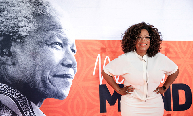 Oprah honours Mandela ahead of global charity concert Oprah honours Mandela ahead of global charity concert
