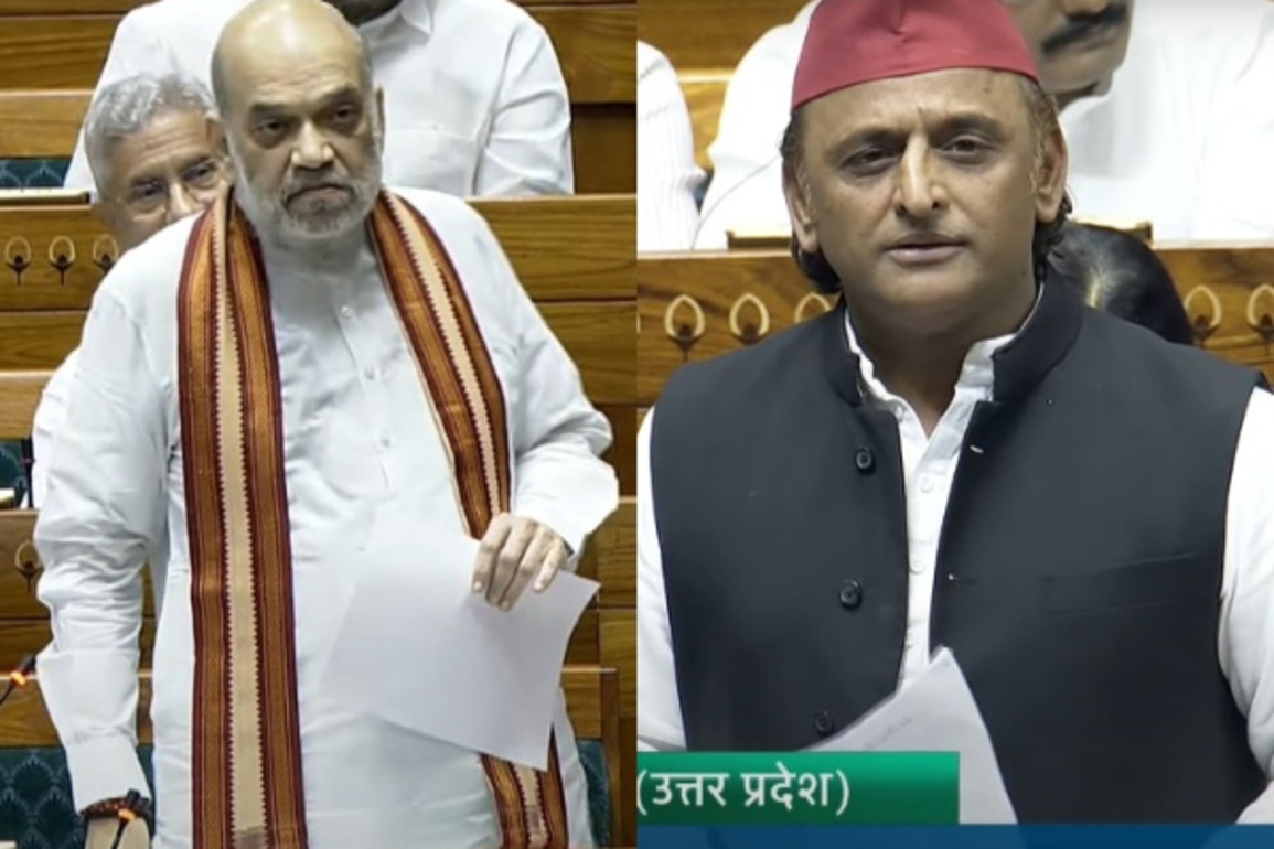 Amit Shah, Akhilesh Yadav exchange barbs in Lok Sabha during debate on 'Op Sindoor'
