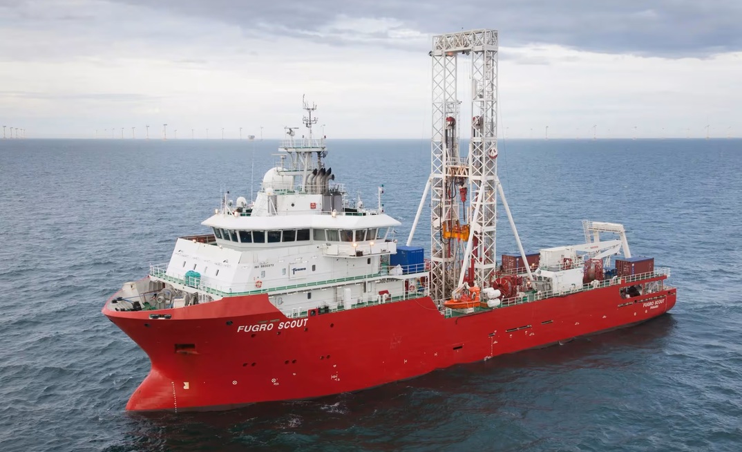 Fugro will mobilise multiple geotechnical vessels to carry out the fieldwork for the Dogger Bank South offshore wind farms 122km off the northeast coast of England