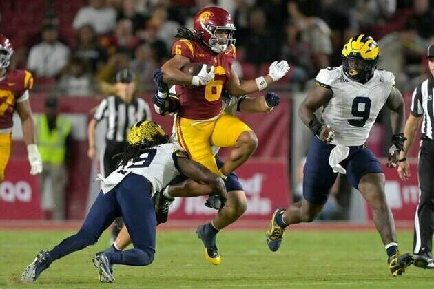 USC's 17-0 run too much for No. 15 Michigan to overcome