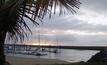 The Mackay harbour in Queensland.