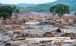 Destruição causada pelo rompimento da barragem de Fundão, em Mariana (MG)/Agência Brasil