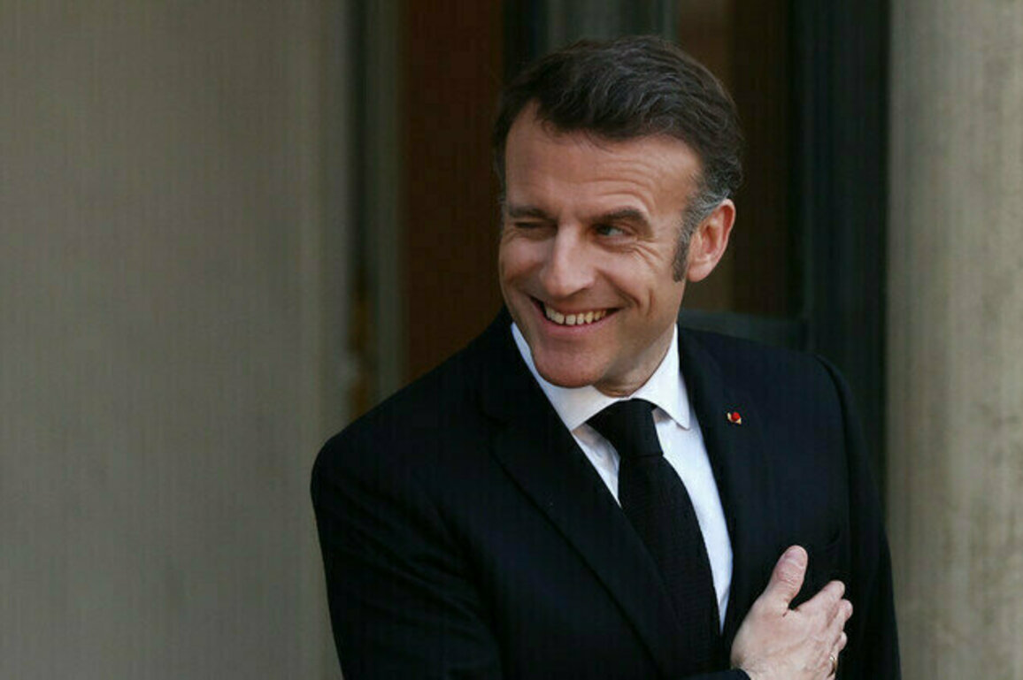 Macron overloads himself with perfume  new book