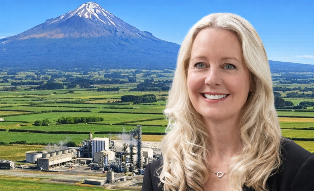 Hiringa closes financing on South Taranaki’s flagship Kapuni green hydrogen project. Pictured: Hiringa chair Cathy Clennett.